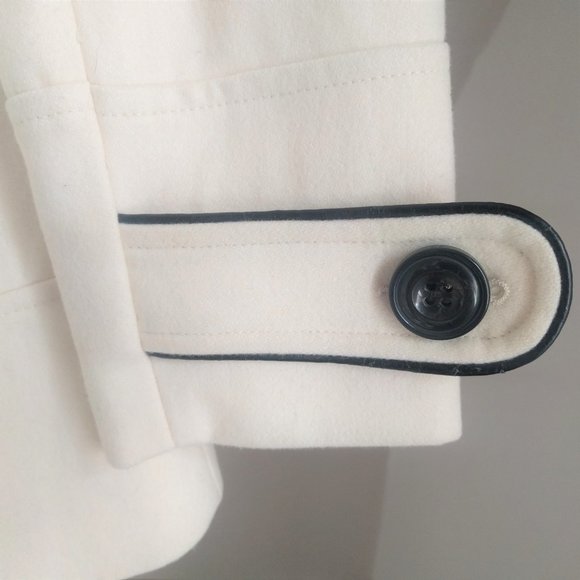 Ricki's White Cream Beige Togglo Coat S - Picture 7 of 8